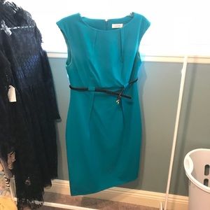 Calvin Klein work dress real zip up back